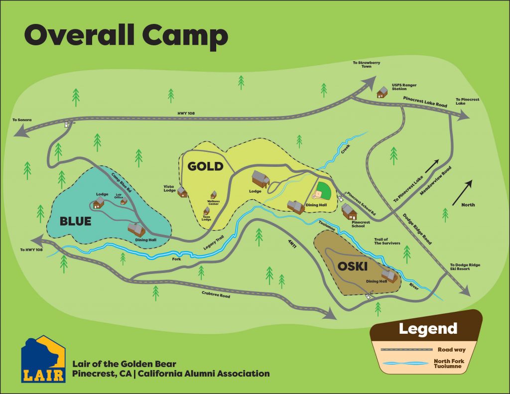 Source: https://alumni.berkeley.edu/lair/your-stay/camp-maps
